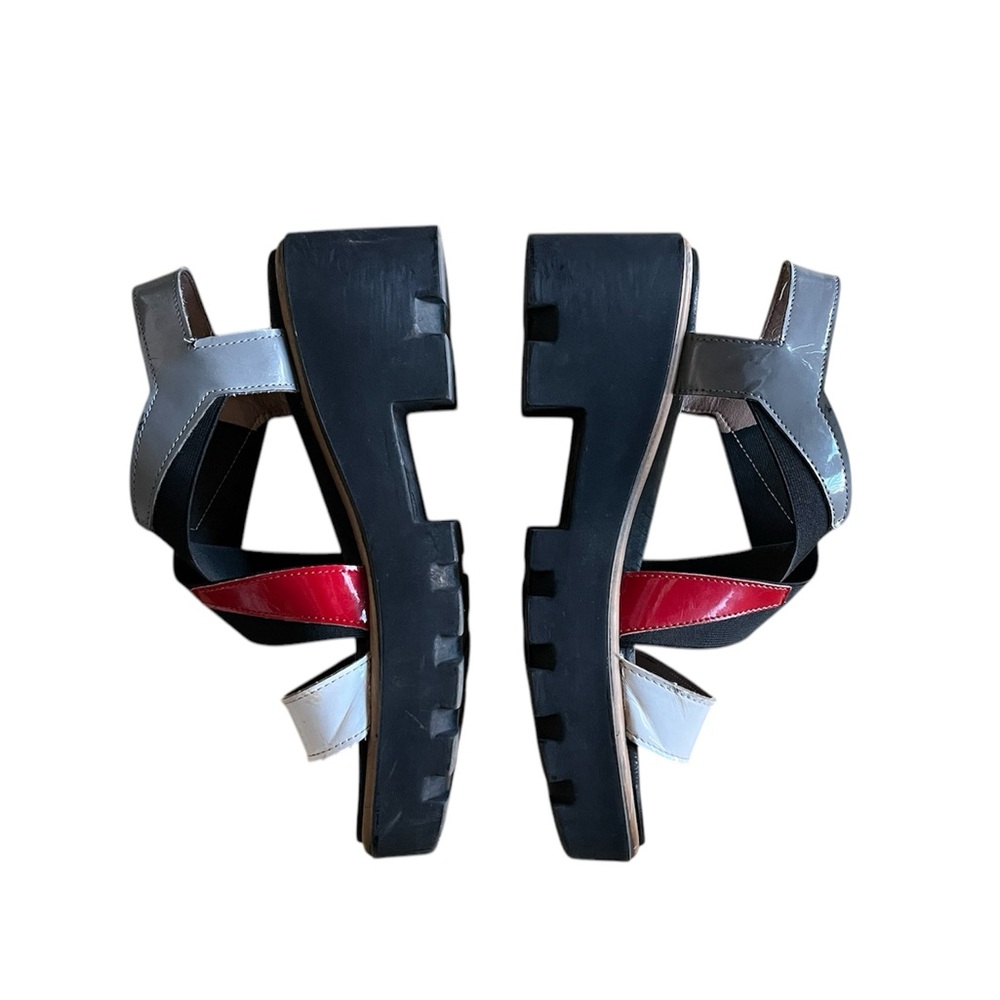 Pollini Women's multicolour chunky platform sandals - Picture 4 of 7